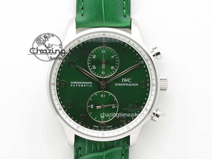 MIROTIME 0328 Portuguese Real PR Real Annual Calendar IW5035 YLF 1:1 Best Edition Black Dial On Leather Strap A Soft 7240